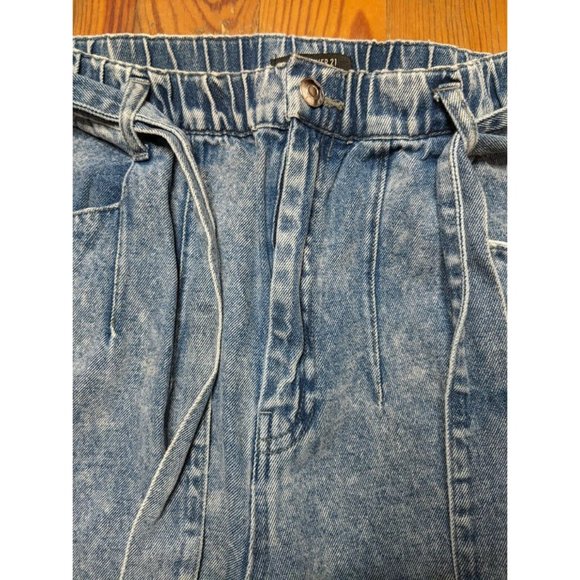 Forever 21 Denim Stonewash Acid Wash High Waist Rise Pants Jeans Size 30 - Picture 3 of 8